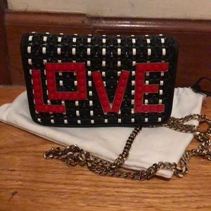 Les Petits Joueurs Mini Leather LOVE Bag